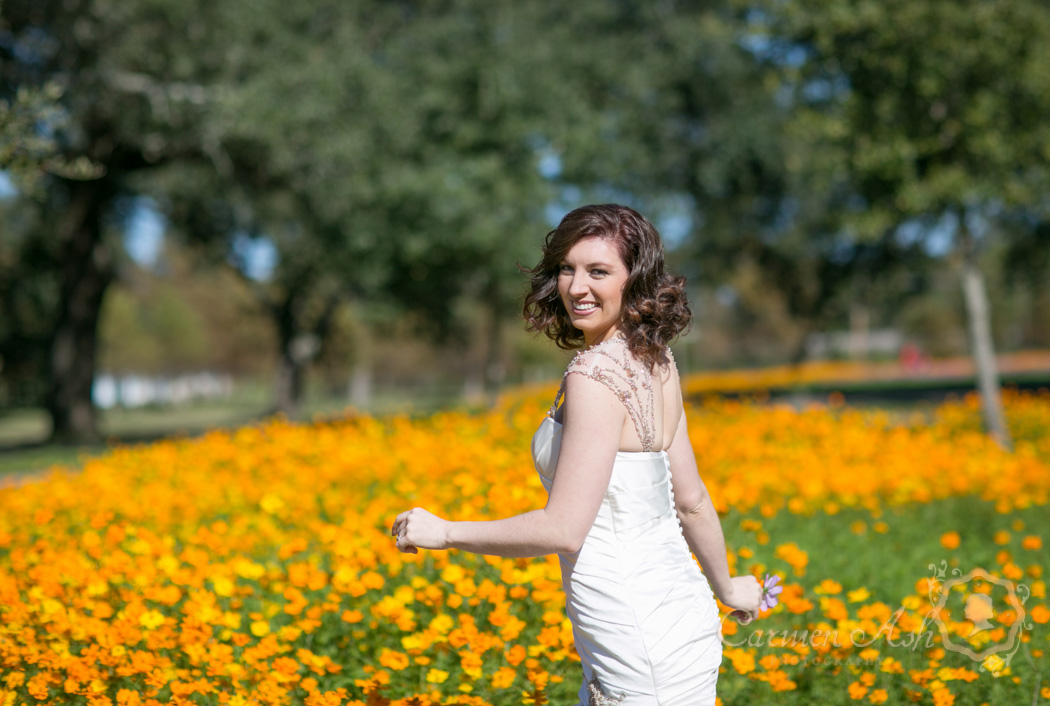 Wild Flowers|Bridal Session|City Park- New Orleans, LA| Carmen Ash Photography